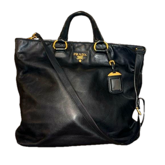 Prada Handbags - PRADA Soft Calf Tote & Shoulder Bag